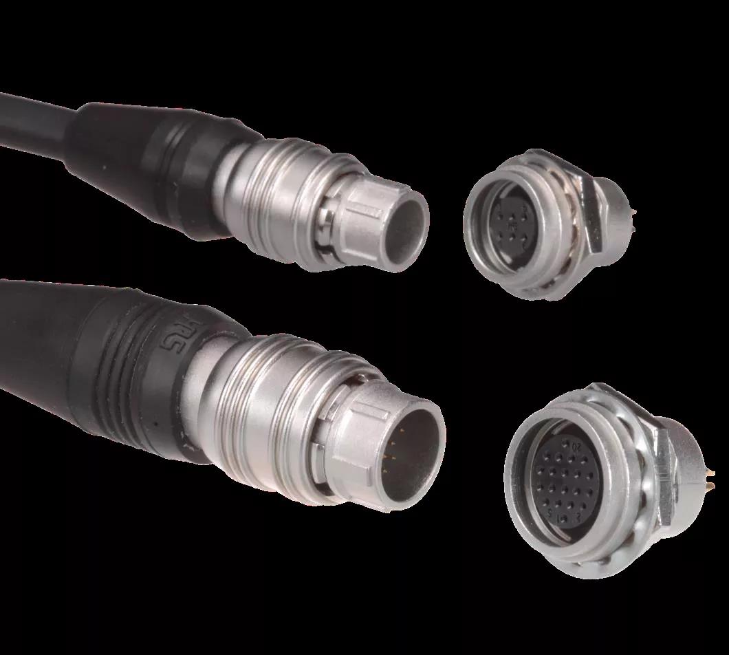 HR25A Series丨推拉鎖、小型多芯圓形連接器